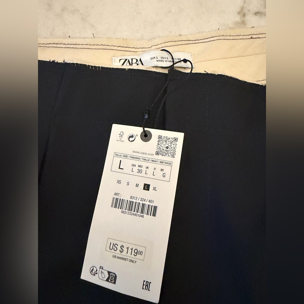 Zara women’s navy pants - Picture 10 of 13